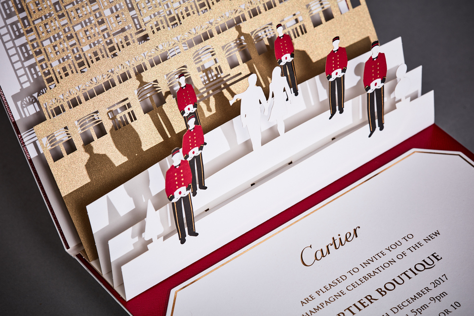 Cartier Project 3D Pop Up Laser Cut Project Downey